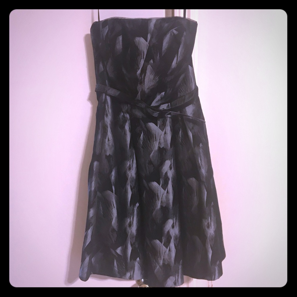 Strapless White House Black Market dress